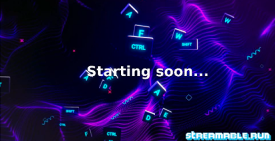 Streamable stream drop protection visual for unstable live streaming.